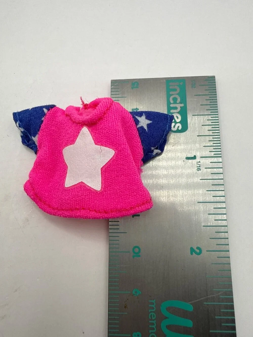 Vtg 1997 Barbie Movie Premiere Stacie Doll Star Top Pink Blue Family Fashions